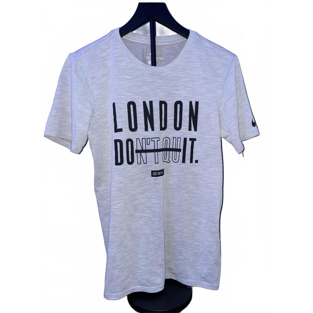 Nike Tee T Shirt Mens SIZE SMALL‎ Gray Athletic DRI FIT